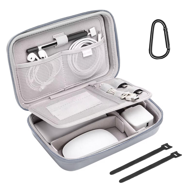 EVA Electronics Organizer Hard Shell Tech Case Handle Efficient Cable Bag Family Special Purpose Electronic Storage Bag