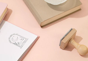 Nouveau design de haute qualité en gros livre amant bibliothèque auto-encreur selfink affranchissement personnalisé logo personnalisé <span class=keywords><strong>timbre</strong></span> en bois - Product Image 4