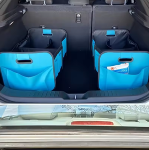 Autoerizo Organisateur de coffre de voiture pliable et spacieux-Tissu Oxford durable, boîte de rangement facile à nettoyer pour les voyages en voiture et l'utilisation quotidienne - Product Image 6