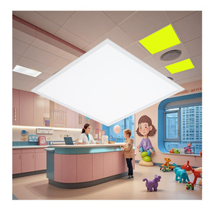 Pannello piatto RGBW <span class=keywords><strong>LED</strong></span> plafoniera Design industriale ct selezionabile pannello retroilluminato SMD2835 oscuramento per uso ospedaliero interno - Product Image 2