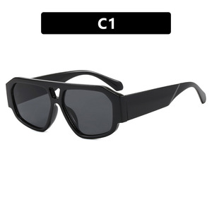 Gafas de Sol C1 con Montura Completa, Lentes Esféricas de Plástico, Protección UV400, Gafas Deportivas de Moda para Hombre - Product Image 1