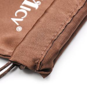 Bestpackaging lüks ipek saten takı paket ambalaj İpli çanta Jewel hediye çantası özel takı kılıf çanta için logo ile - Product Image 3