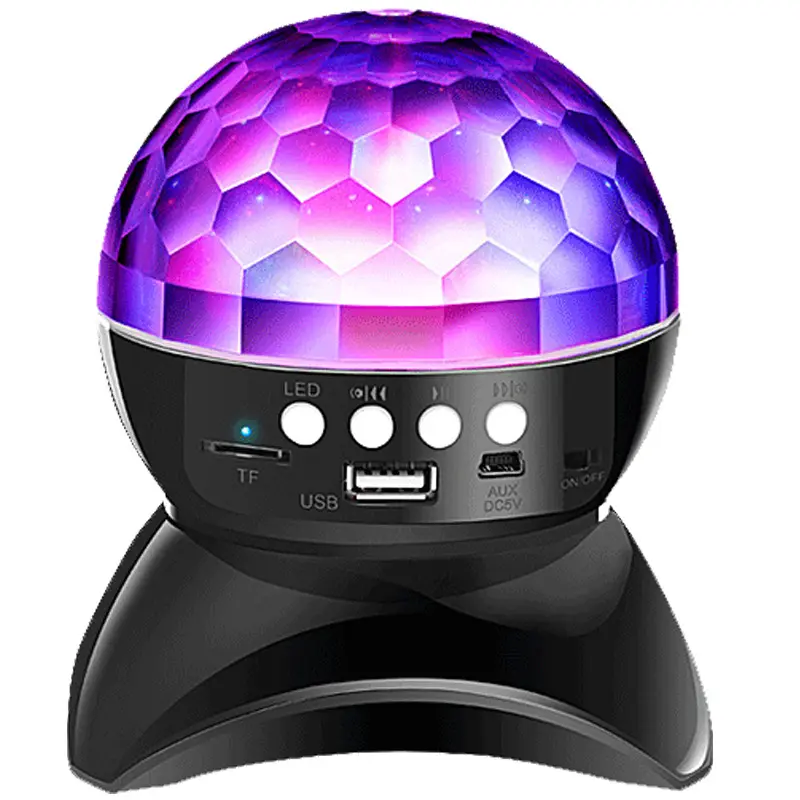 Accessori per altoparlanti portatili impermeabili diretti in fabbrica con luci per altoparlante wireless KTV o party rgb BT speaker