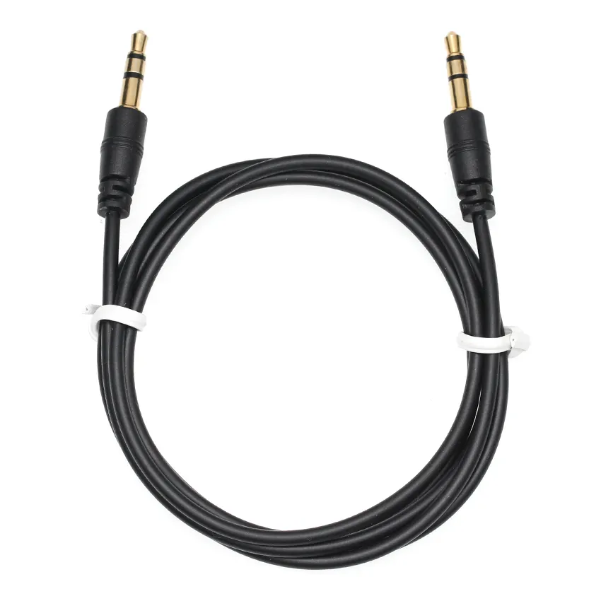 High Quality 1m 2m 3m 5mm Aux Cord Headphone Audio Jack Cable Auxiliary Cable 3mm Male to Male Aux Cable