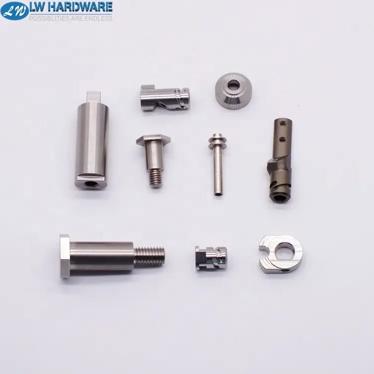 OEM CNC lathe turning stainless steel parts cylindrical grinding strict shaft