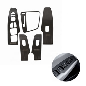 WZXD Cache-bouton de lève-vitre, cadre de commutateurs, accessoires de décoration intérieure pour 2018 2019 - Product Image 1