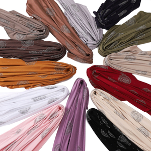 Hijab de sport pour la course à pied, foulard carré en coton, foulards d'été pour femmes, turban original - Product Image 6