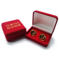 Boîte de cadeaux de pièce de monnaie de médaille de sport personnalisée bon marché boîte d'emballage de stockage de broche d'insigne LOGO personnalisé