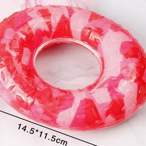 Juguete Masticable para Perros TPR, Juguete Anti-Mordidas de Donut de Tela No Tejida para Mascotas, Nuevo Producto para la Limpieza Dental de Mascotas - Product Image 5