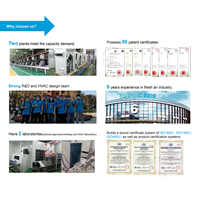 Control inteligente por aplicación Tuya, Ventilación de recuperación de energía erv hrv con contrapeso, intercambiador de calor total