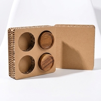 Individuell Bedruckte Umweltfreundliche Quadratische Wellpappkartons mit Prägung und Schaumstoffeinlage für Versand, Parfüm, Kosmetik und Kerzenverpackungen