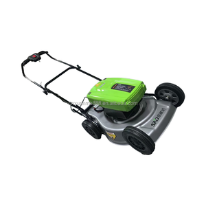 Tondeuse à gazon sans fil industrielle, moteur sans balais, plateau en acier, 6 réglages de hauteur de coupe, batteries, 1 super chargeur - Product Image 1