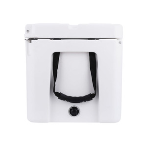 Customized 35QT Large Capacity Rotomolded Plastic Thermal Insulated Wheeled Cooler <strong>Box</strong> for Traveler Use - Product Image 2
