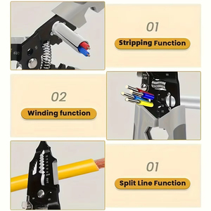 Pelacables multifunción 28 en 1, herramienta de prensado, pelacables, herramientas de cableado, herramienta de mano - Product Image 6
