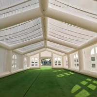 Carpas Inflables Gigantes Comerciales para Bodas, Eventos, Fiestas, con Luces LED, Carpa Inflable para Fiestas
