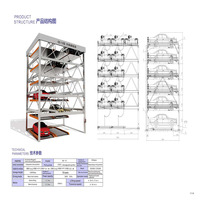 Puzzle de Garage de levage tridimensionnel automatique Vertical automatisé rotatif voiture intelligente prix du système de stationnement