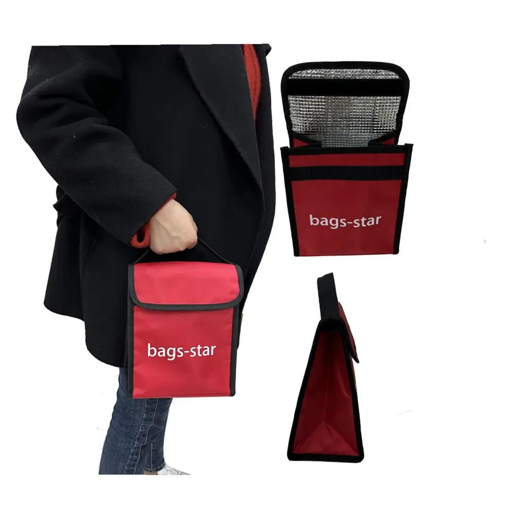 Hochwertiger Fabrik preis Top Griff Design Kühler Lunch Bag 600 Denier Custom Thermal Food Lunch Box Tasche für Büro