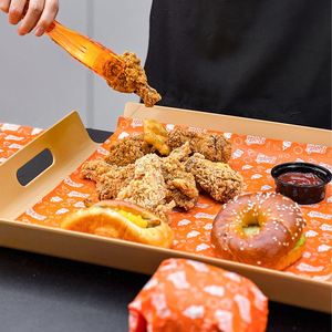 Custom Printed Food Grade <b>Greaseproof</b> Sandwich Burger Wrapping <b>Paper</b> Wax Coating for Bread Wrapping Disposable Packaging <b>Paper</b> - Product Image 5