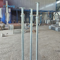 Puntal de Acero Galvanizado Industrial, Puntal Telescópico Resistente a la Corrosión para Taller
