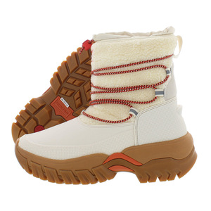 Chaussures courtes Hunter Wanderer en sherpa pour femme, couleur : blanc saule/gomme |   100% authentique - Product Image 1