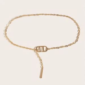 Cinturón de Metal de Lujo para Mujer, Cadena de Cintura de Aleación de Hierro, Color y Talla Personalizables para Vestido, Venta al Por Mayor de Fábrica - Product Image 4