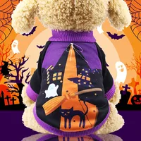 Noël Halloween drôle chien chat vêtements automne hiver chat Transformation Costume deux pattes chien vêtements fournitures