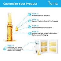 Sérum Anti-Âge et Anti-Rides 377 Ampoule à la Niacinamide, Arbutine, Hyaluronate de Sodium et Glycérine, Élimination des Taches de Rousseur, Vente en Gros