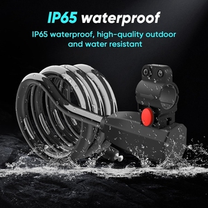 Yh3239 फिंगरप्रिंट अनलॉक बाइक लॉक, रिचार्जेबल बैटरी, माउंटेन बाइक लॉक, फोन रिमोट लॉक से कनेक्ट हो सकता है। - Product Image 5