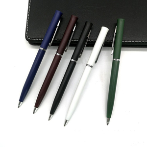 Custom Slim Ballpoint Pen <b>Gift</b> Business Office Students <b>Teachers</b> Wedding <b>Christmas</b> Medium Point Plastic Twist Pen - Product Image 2