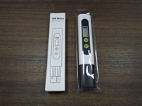 White Portable Water Quality Testing 0-9999ppm Instrument TDS Tester for Household Swimming Pool Use