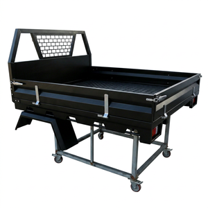 Full Welded Aluminum Ute Tray <b>with</b> Galvanized Chassis for Landcruiser 79 Series - Product Image 1