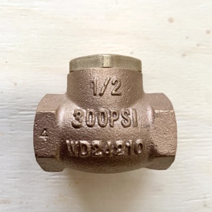 Manual Brass Swing Check Valves Copper Spring Non Return Valve <strong>Water</strong> <strong>Pump</strong> Oil <strong>Gas</strong> Media - Product Image 3