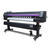 2024 nuevos productos 1,8 m 6ft 6 pies 70in Eco Solvent Printer Car Sticker Sign Banner Dx7 Máquina de impresión de marca famosa