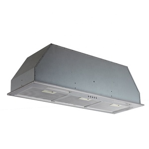 Hotte aspirante électrique intégrée classique en argent, à cheminée, très vendue, pour cuisine d'hôtel, <span class=keywords><strong>extracteur</strong></span> <span class=keywords><strong>de</strong></span> <span class=keywords><strong>fumée</strong></span> - Product Image 1