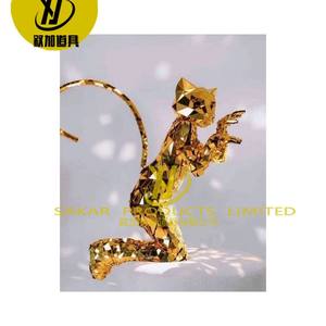 Venta caliente Catwoman espejo disfraz Real LED Robot <span class=keywords><strong>zancos</strong></span> disfraz fiesta mujeres Cosplay Golden Catwoman espejo disfraz - Product Image 6