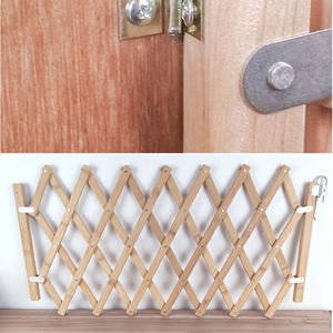 Pagar anjing lipat bambu pabrikan pagar pelindung hewan peliharaan dapat diperbesar memberikan keamanan dan perlindungan untuk anjing - Product Image 4