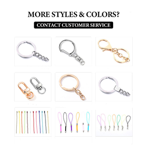 Individuell Gestaltete Plüschtiere mit Geringer Mindestbestellmenge, Plüsch-Schlüsselanhänger mit Reißverschluss, Plüsch-Schlüsselanhänger mit Vinyl-Gesicht, Kostenlose Modifikation Möglich - Product Image 3