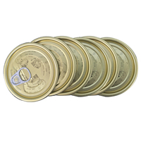Couvercles en fer blanc à ouverture facile pour boîtes de conserve alimentaires 2.8/5.6, revêtement étain, qualité alimentaire, non-rechargeables, couleur personnalisée, O/D