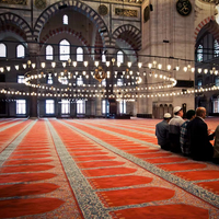 Tapis de prière en soie fait main pour mosquée tufté tressé rembourré lavable voyage maison voiture pique-nique caractéristiques