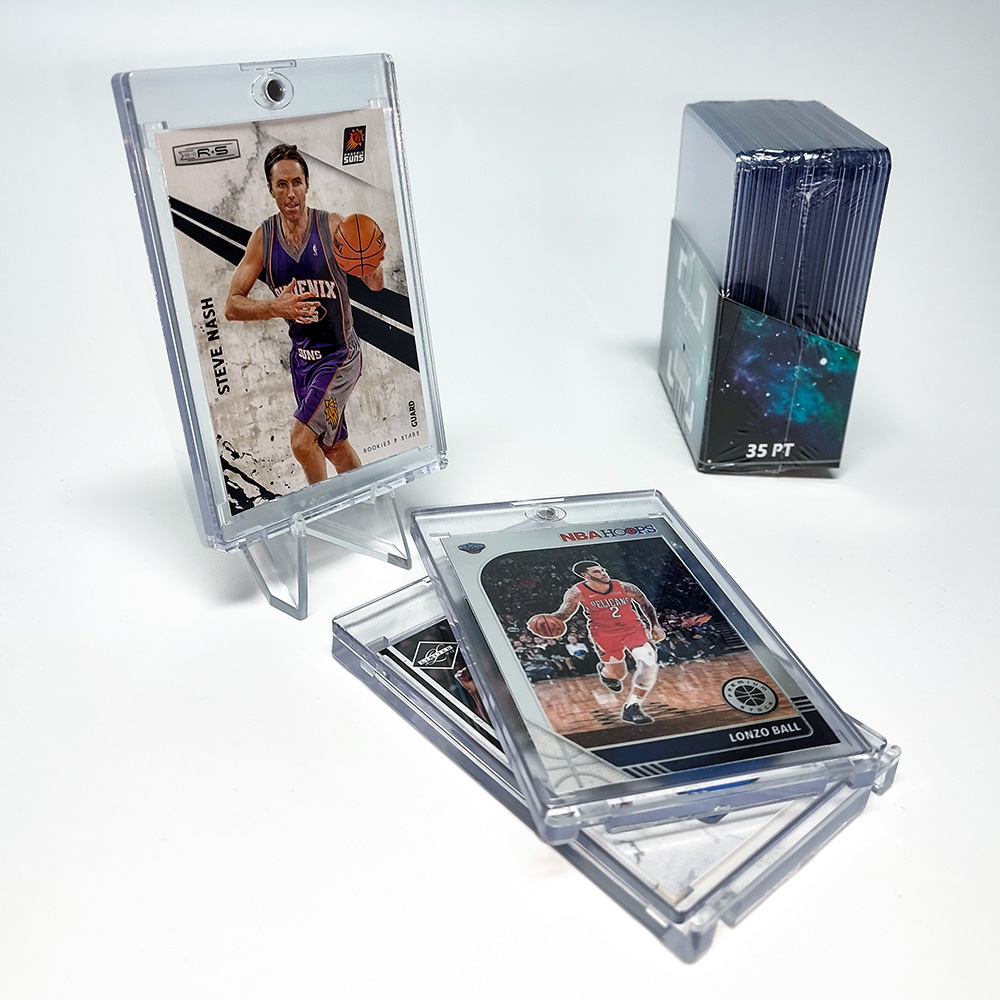 Toploader 35pt коробка игровые карты протектор игровая торговой и держателем для карт с магнитной крышкой для футбола баскетбола спортивные карты
