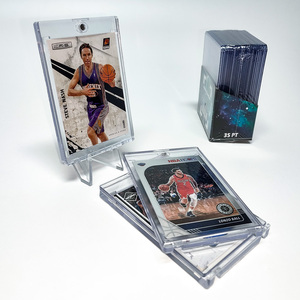 toploader 35pt box game cards protector Gaming trading card holder case with magnetic lid for Football Basketball Sport cards