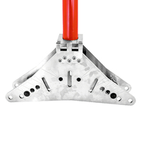 Outil de cintrage de barres et tuyaux en alliage d'aluminium OK-2510-PCL 25t 700bar 125x16mm Cu/Al pour tuyaux de 3 pouces, outil de cintrage hydraulique 3-en-1