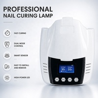 Lampu Kuku UV Sensor Otomatis Lipat dengan Penyangga Bebas Genggam untuk Salon Pedikur dan Pengering Gel