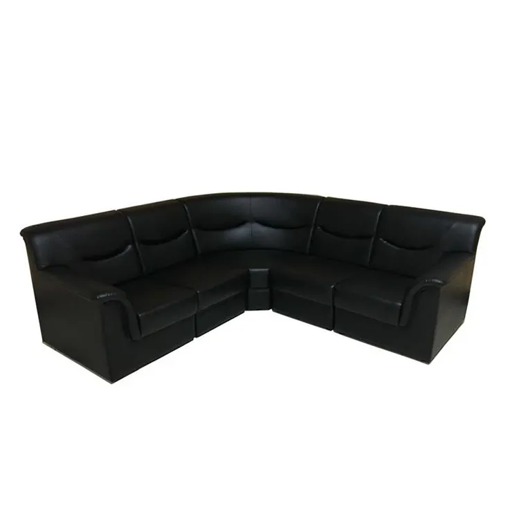 Modular set sofa dubai sofa cover 4 pieces of different sizes sofa set furniture living room in black