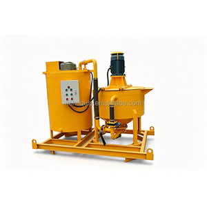Mélangeur de ciment 400L avec réservoir d'agitation 700L pour injection souterraine continue RMA400-700 - Product Image 1