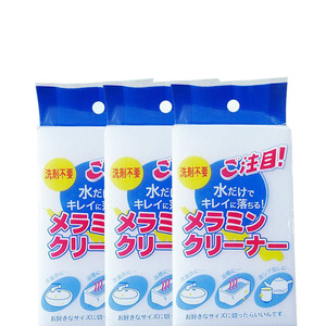 ฟองน้ำนาโนเมจิกอีราเซอร์แผ่นสี่เหลี่ยมผืนผ้า 10x7x3 ซม. สำหรับทำความสะอาดพื้นกระเบื้องในครัว ขจัดคราบ ฝ้ายสีขาว - Product Image 3