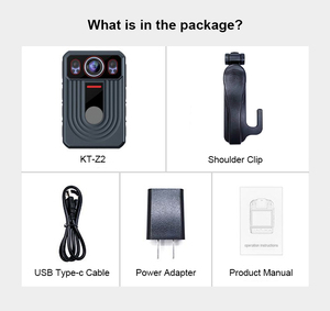 Kingtop Live Video View Caméra portable avec port corporel Durée d'enregistrement longue durée de <span class=keywords><strong>9</strong></span> heures - Product Image 6