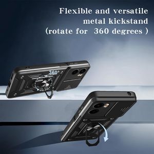 A prueba de golpes con soporte de anillo funda protectora para teléfono móvil para Motorola <span class=keywords><strong>Moto</strong></span> G05 G15 Edge 50 Fusion G84 G85 G54 G34 - Product Image 3