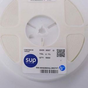 Manufacturer Direct RR1608 0603L3R57FT 0603 1608 Resistors Chip Resistors SMD Resistors 3.57ohm 1% 1/10W Thick Film Resistor - Product Image 1