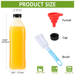 1500ml 28 410 Transparent Bpa Free Beverage Drinks Bottle Custom Empty Plastic Pet Drinking Mineral Water Bottle - Product Image 6